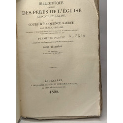 Bibliothèque choisie des pères de l'église grecque et latine ou...