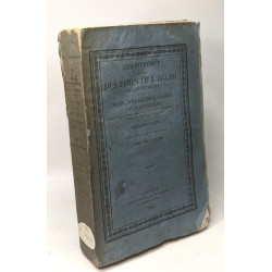 Bibliothèque choisie des pères de l'église grecque et latine ou...