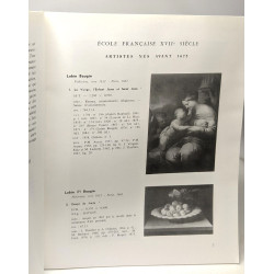 Catalogue des peintures de l'école française du XVIIe siècle /...