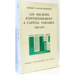 Les sociétés d'investissement à capital variable (sicav)