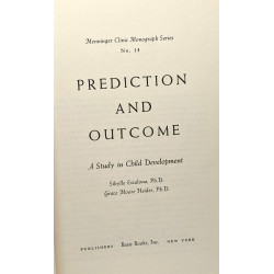 Prediction and outcome - a study in Child Development - Menninger...