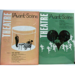 2 numéros de L'avant scène: n°241 1er avril + n°242 15 avril 1961