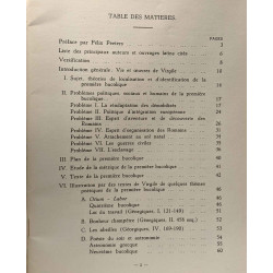 Virgile autour de la première bucolique - série II: auteurs et...