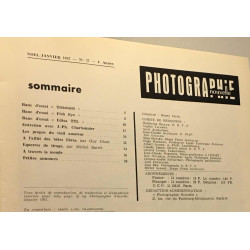Photographie nouvelle n°27 noël/janvier 1967 - J.P. Charbonnier...