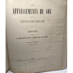 Les affaissements du sol produits par l'exploitation houillère -...
