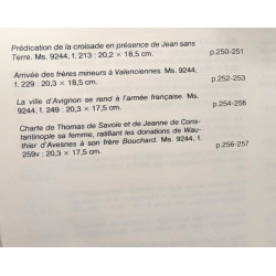 Les miniatures des chroniques de Hainaut (15eme siècle)