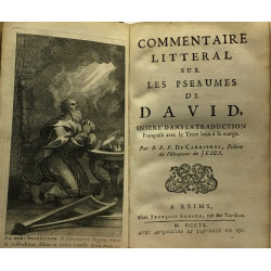 Commentaire littéral sur les pseaumes de David inseré dans la...