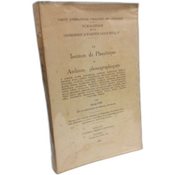 Instituts De Phonétique et Archives Phonographiques - VII