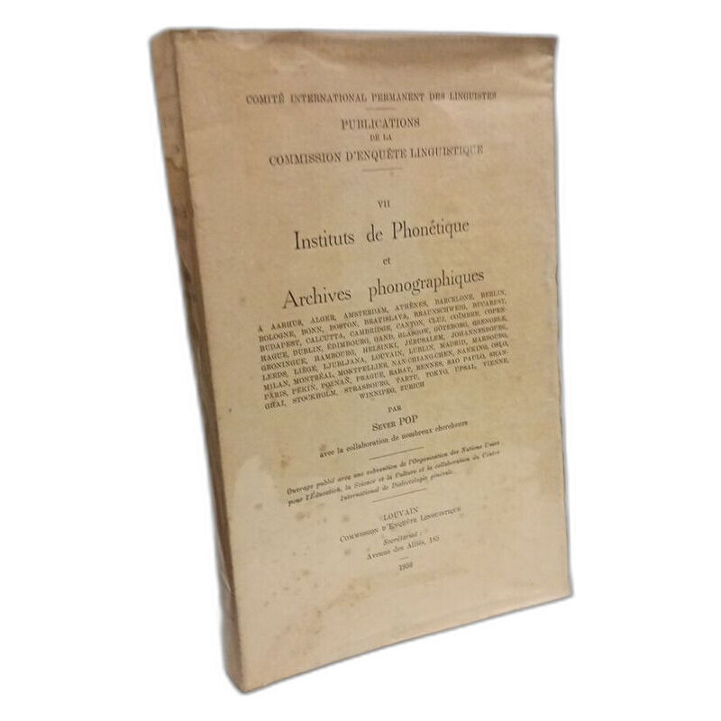 Instituts De Phonétique et Archives Phonographiques - VII