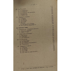 La géographie humaine de la Belgique - illustré de nombreuses gravures