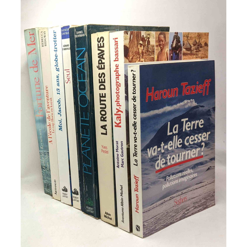 10 livres d'expéditions aventures: Fortune de Mer + A l'école de...