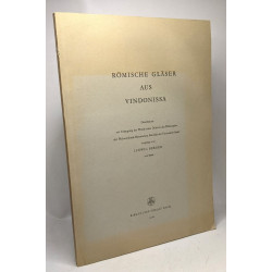 Römische gläser aus vindonissa - DISSERTATION