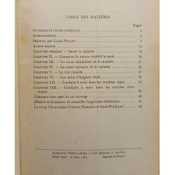 INITIATION A LA SANTE INTEGRALE. Sauvegarde et retablssement de la...