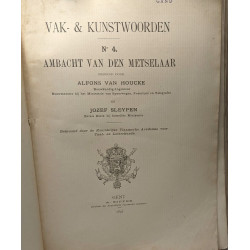 Vak- et Kunstwoorden n°4 Ambacht van den Metselaar (livre...