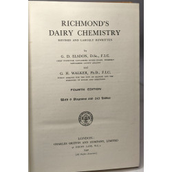 Richmond's dairy chemistry - revised and largely rewritten - 4th...