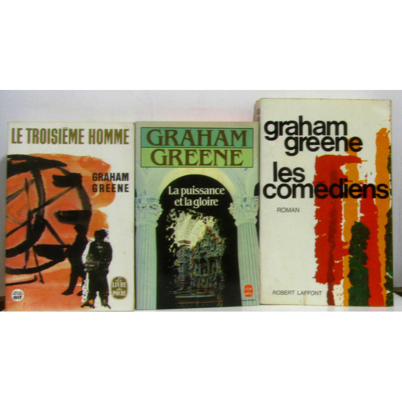 Le troisième homme + la puissance et la gloire + les comédiens,...