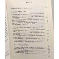 Revue Sud Hors-Serie : Ecriture Et Memoire