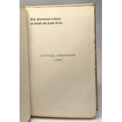 Catulli Veronensis - Liber