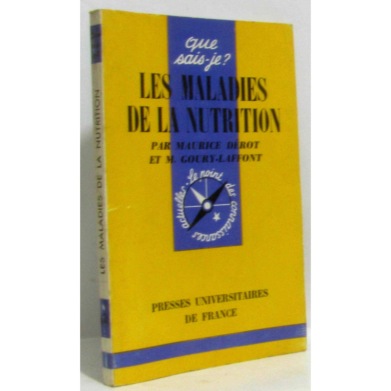 Les maladies de la nutrition