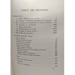 Recueil général des isopets - TOME TROISIEME - l'Esope de Julien Macho