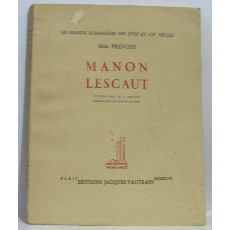 Manon Lescaut illustrations de J. Enfant