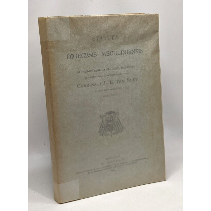 Statuta dioecesis mechliniensi in synodo diocesana anno MCMXXXXV