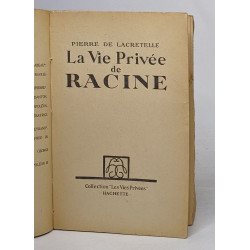 La vie privée de Racine