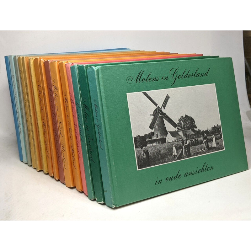 15 livres néérlandais sur les moulins (voir description complète):...