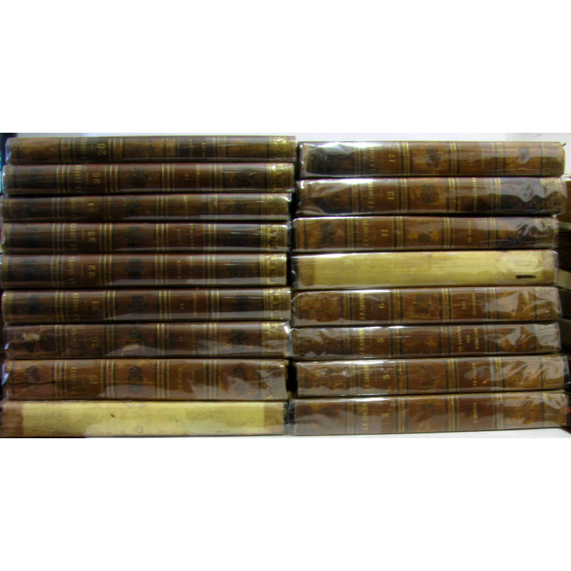 Oeuvres de J.F. Cooper traduction par Dufauconpret 17 volumes:...