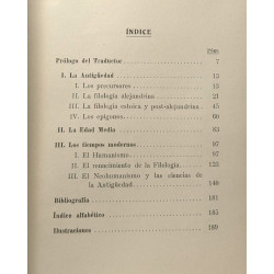 Historia de la filologia clasica - segunda edicion