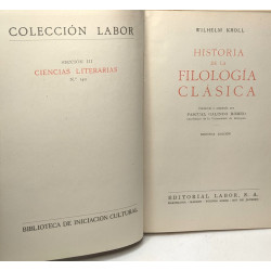 Historia de la filologia clasica - segunda edicion