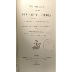 Tite-Live - étude et collation du manuscrit 5726 de la...