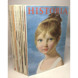 10 numéros de la revue Historia - année 1965: 218 à 224 puis 227 à 229