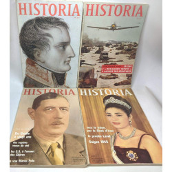 10 numéros de la revue Historia - année 1965: 218 à 224 puis 227 à 229