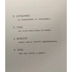 La Fondazione G. Whiteker e l'isola di Mozia + livret: L'isola di...
