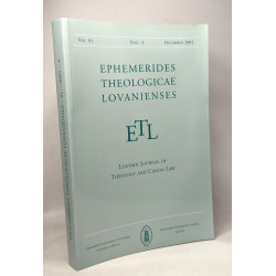 Ephemerides theologicae lovanienses - Vol. 81 fasc. 4 december...