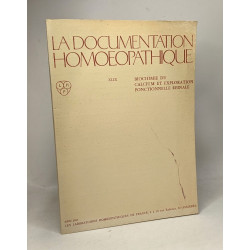 La documentation homoeopathique - XLIX - Biochimie du calcium et...
