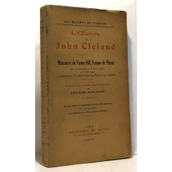L'oeuvre de John Cleveland - mémoires de Fanny Hill femme de...