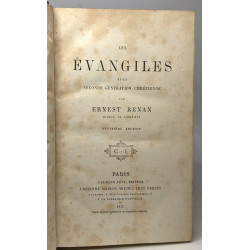 Les évangiles et la seconde génération chrétienne, Livre cinquième...