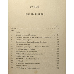 Les évangiles et la seconde génération chrétienne, Livre cinquième...