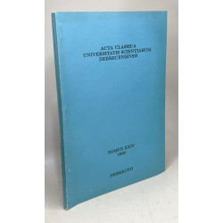 Acta classica universitatis scientiarum debreceniensis - TOMUS...