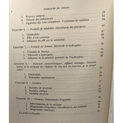 Exercices de chimie - M.P.C. préparation aux grandes écoles