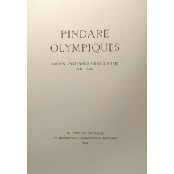 Pindare Olympiques codex vaticanus graecus 1312 FOL. 1-95