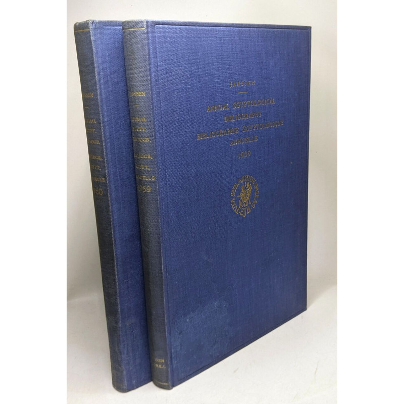 Annual egyptological bibliography / Bibliographie égyptiologique...