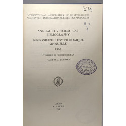 Annual egyptological bibliography / Bibliographie égyptiologique...