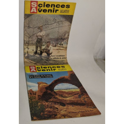 Lot de 16 revues "sciences et avenir": N° 171-176 / N° 179-185 /...