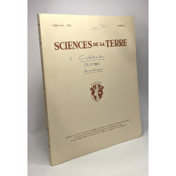 Sciences de la Terre - N°1-2 + N°3 - TOME XVII - annales de...
