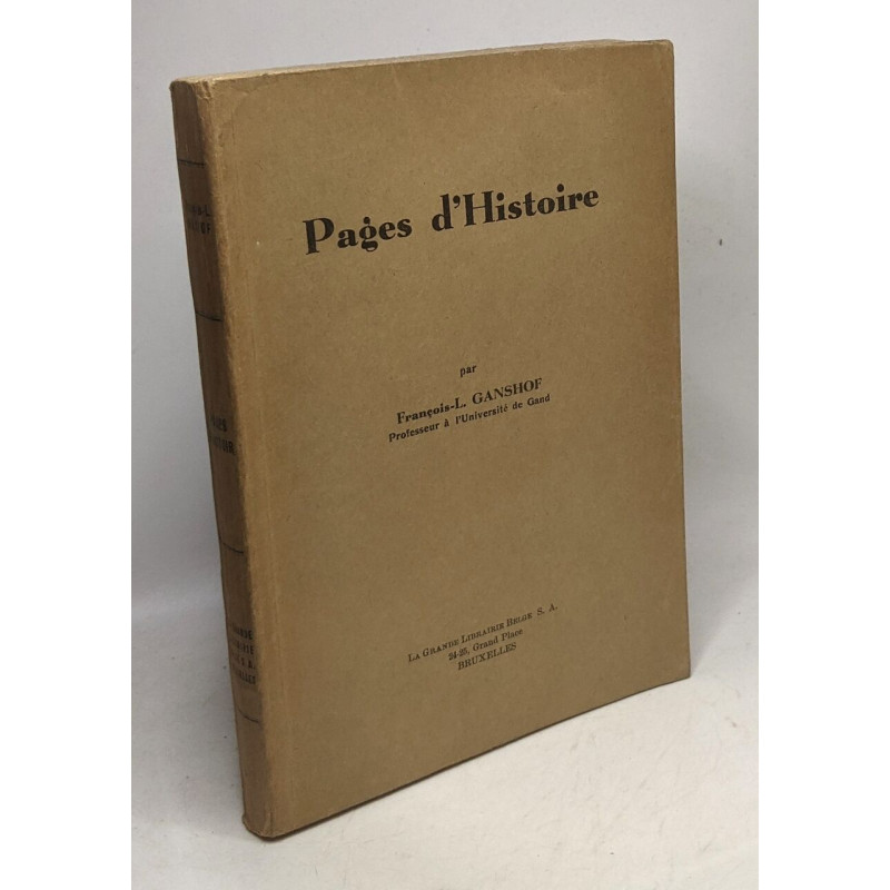 Pages d'Histoire