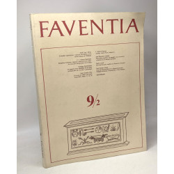 Faventia - 9/2 departament de classiques facultat de Lletres 1987