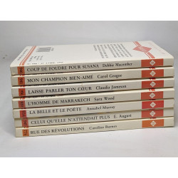 Lot de 16 romans issus de la collection Harlequin: titres et...